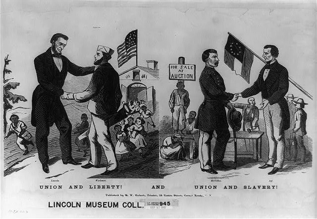 Union and liberty! And union and slavery!