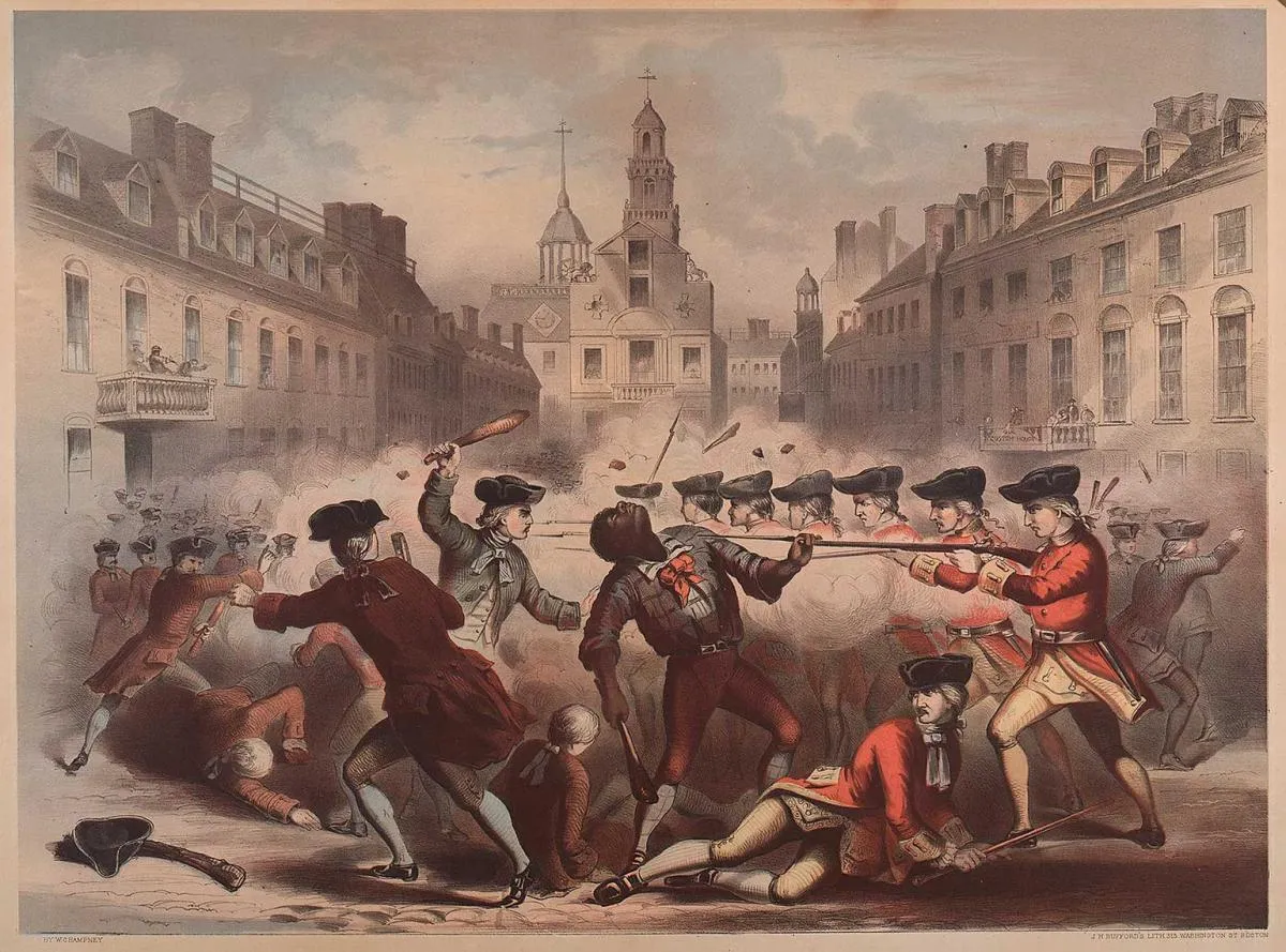 William L. Champney The Boston Massacre, March 5, 1770