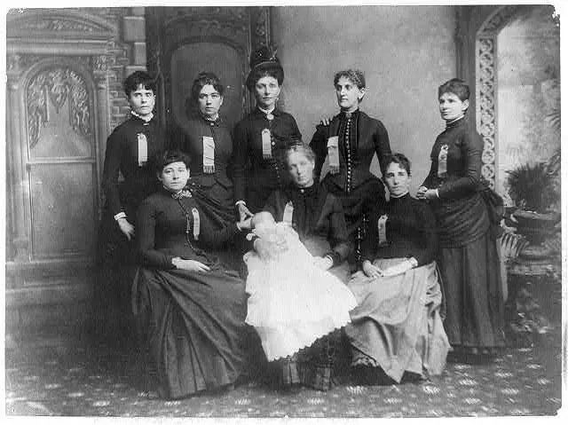 Women delegates to the 1886 convention of the Knights of Labor
