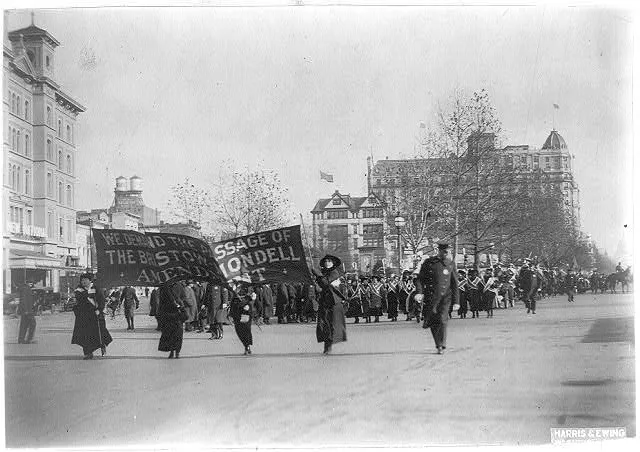 Women suffrage parade, Wash., D. C.