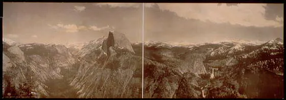 Yosemite Valley from Glacier Point, California