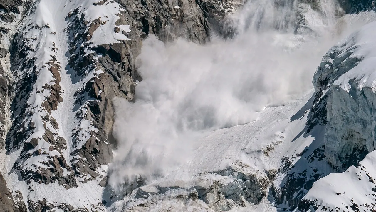 mountain, nature, avalanche, snow, mont blanc, france