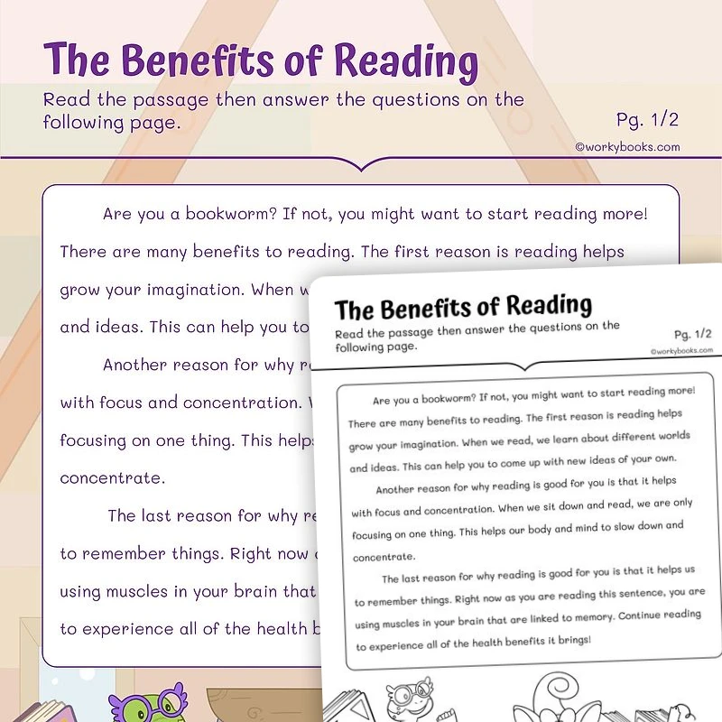 Use of Reason and Evidence — ela worksheet for Grade 2, page 1 of 3