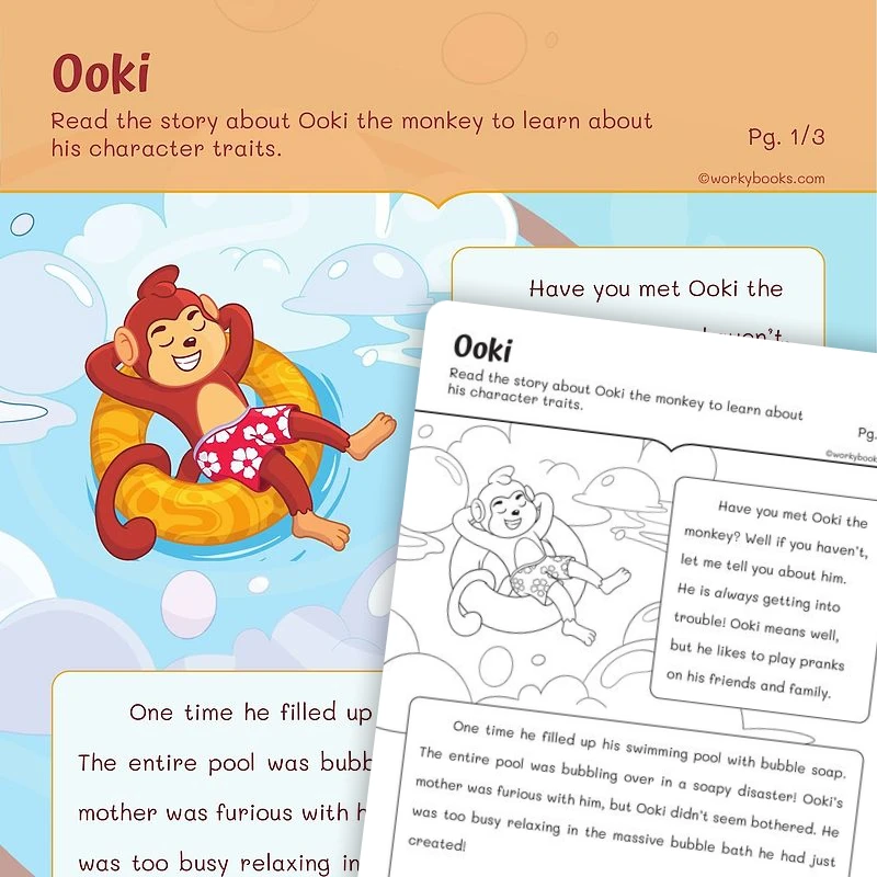 How do Characters Respond to Major Events — ela worksheet for Grade 2, page 1 of 3