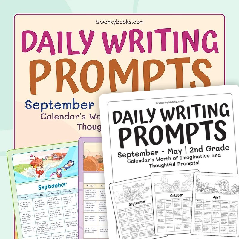 Writing Prompts — ela resource for Grade 2, page 1 of 3