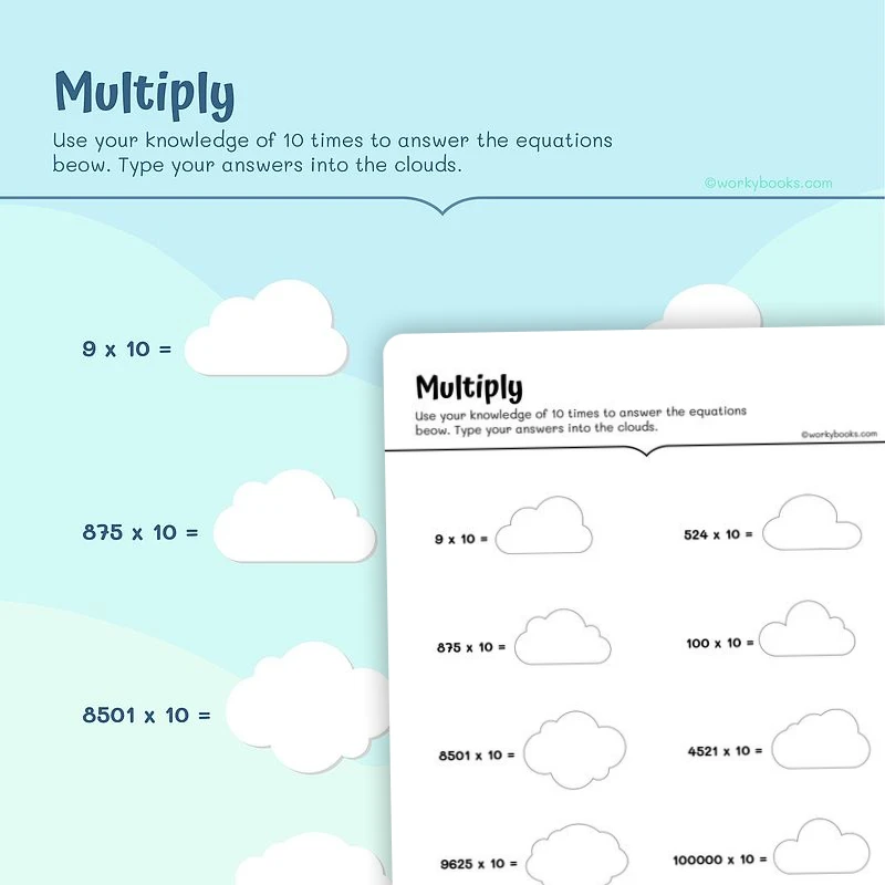 2-Digit Multiplication — math worksheet for Grade 4, Grade 5, page 1 of 3
