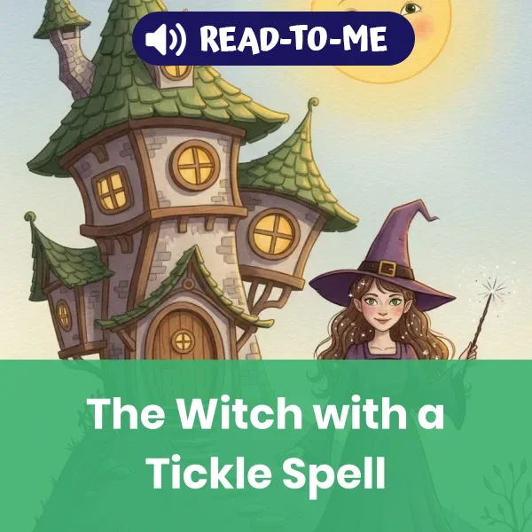Witch With a Tickle Spell โ books books and readers for Grade 1, Grade 2, Grade 3, Grade 4, Grade 5, page 1 of null