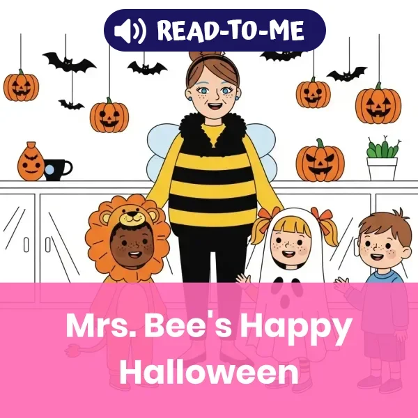 Mrs. Bee's Happy Halloween โ books books and readers for Grade 1, Grade 2, Grade 3, Grade 4, Grade 5, page 1 of null