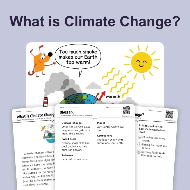 What is Weather and Climate? — ela — reading comprehension for Grade 4, Grade 5, Grade 6, Grade 7, page 1 of 4