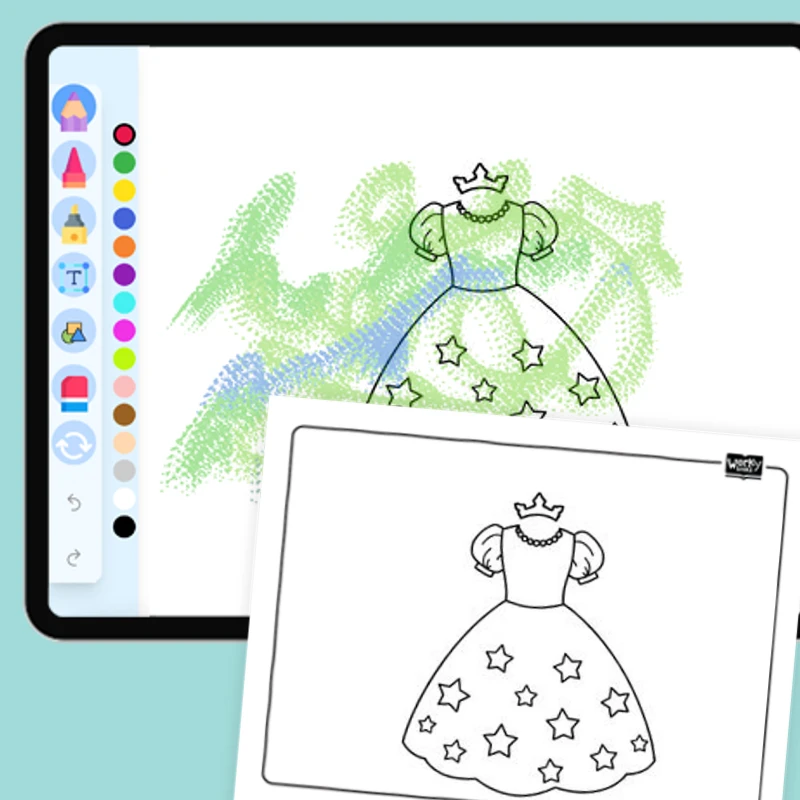 coloring pages of princess dresses Peach Super Smash Bros Page SVG Dress coloring pages drawing for