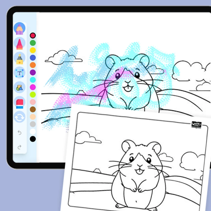 Farm Animal Guinea Fowl — coloring-pages coloring page for Grade 1, Grade 2, Grade 3, Grade 4, Grade 5, page 1 of 1