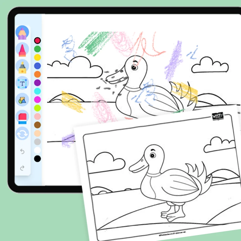 Farm Animal Goose — coloring-pages coloring page for Grade 1, Grade 2, Grade 3, Grade 4, Grade 5, page 1 of 1