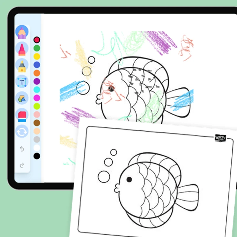 Golden Goldfish — coloring-pages coloring page for Grade 1, Grade 2, Grade 3, Grade 4, Grade 5, page 1 of 1