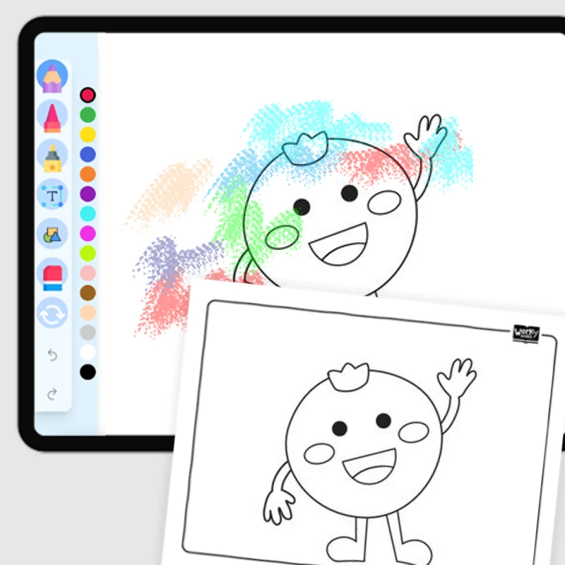 Blueberry — coloring-pages coloring page for Grade 1, Grade 2, Grade 3, Grade 4, Grade 5, page 1 of 1