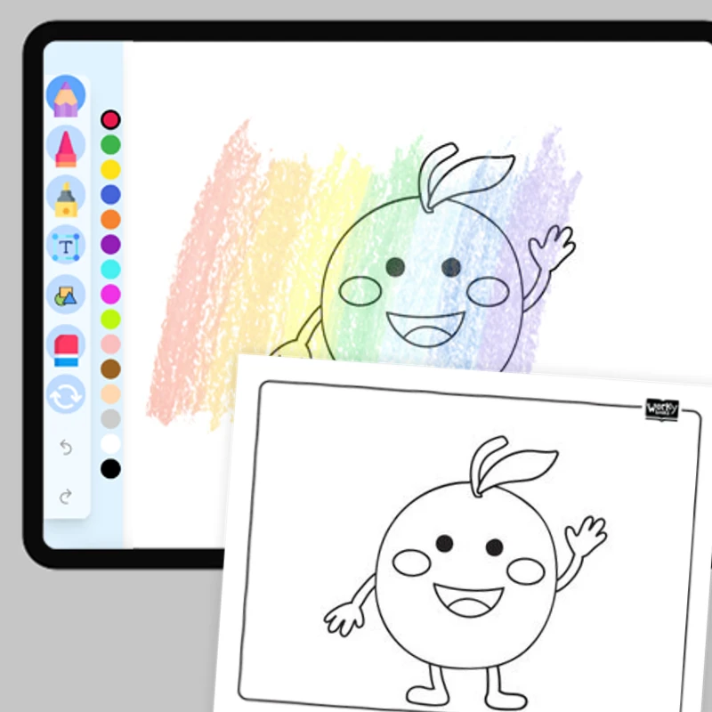 Orange — coloring-pages coloring page for Grade 1, Grade 2, Grade 3, Grade 4, Grade 5, page 1 of 1