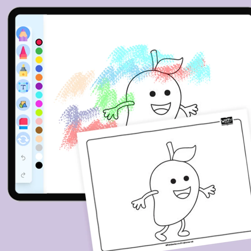 Mango — coloring-pages coloring page for Grade 1, Grade 2, Grade 3, Grade 4, Grade 5, page 1 of 1