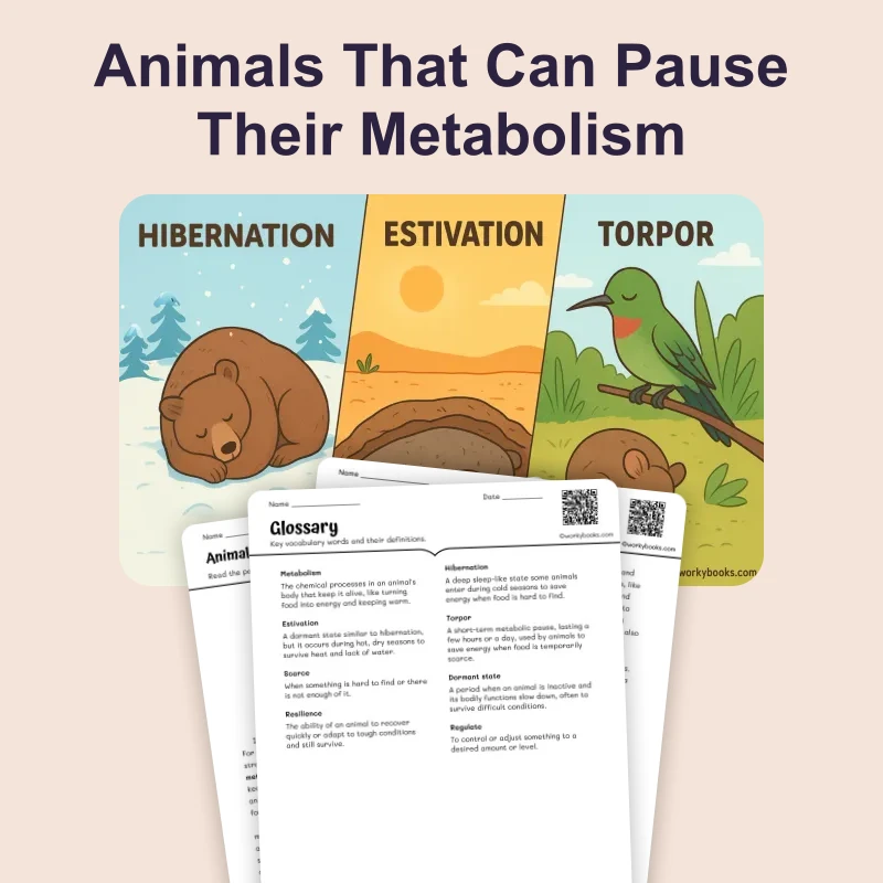 Animals That Can Pause Their Metabolism — science — reading comprehension for Grade 6, page 1 of 4