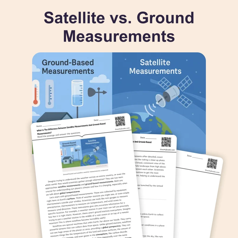 What Is The Difference Between Satellite Measurements And Ground-Based Measurements? — science — reading comprehension for Grade 6, page 1 of 4