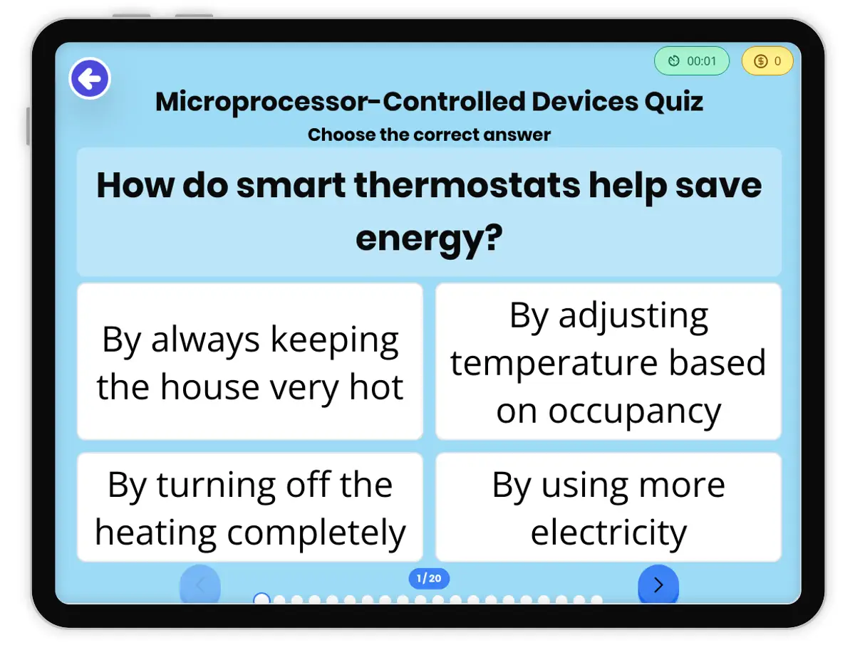 Game preview: Microprocessor-Controlled Devices Quiz - Page 1 of undefined