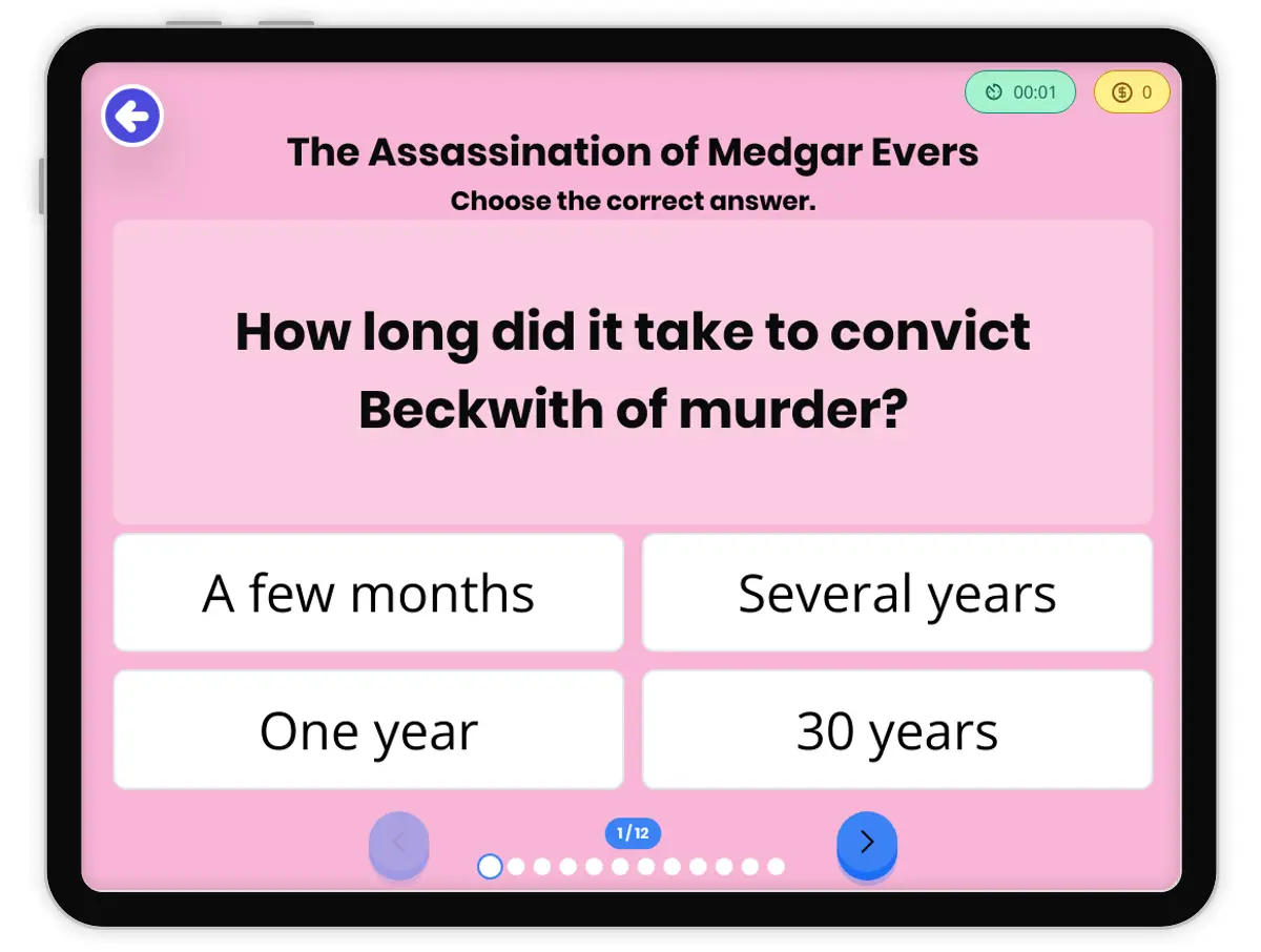 Game preview: The Assassination of Medgar Evers - Page 1 of undefined