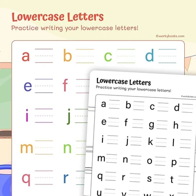Lowercase Letters - worksheet educational content