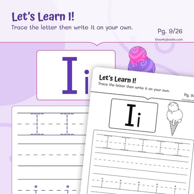 Alphabet I - worksheet educational content