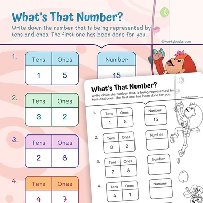 What's That Number?—Number Sense - worksheet educational content