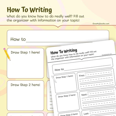 Writing Instructions Graphic Organizer - worksheet educational content