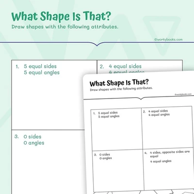 What Shape is That? - worksheet educational content