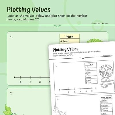 Plotting Values - worksheet educational content
