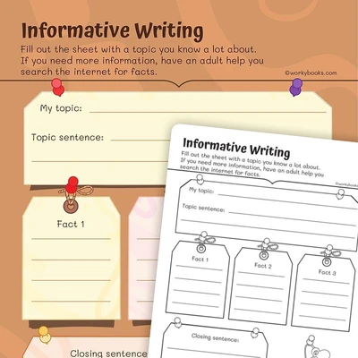 Explanatory Writing—Steps in a Procedure - worksheet educational content