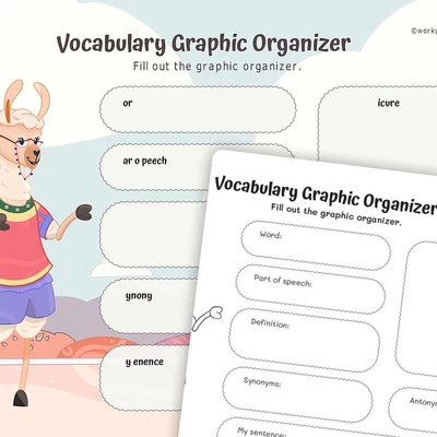 Vocabulary Graphic Organizer - worksheet educational content