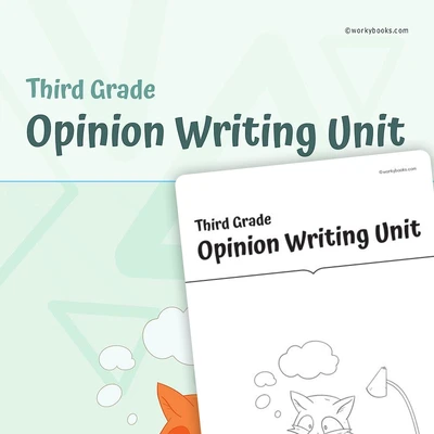 Third Grade Opinion Writing Unit - worksheet educational content