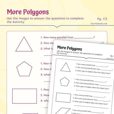 Classifying More Polygons - worksheet educational content