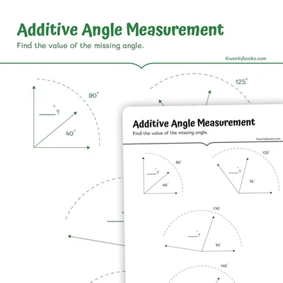 Angle are Additive - worksheet educational content