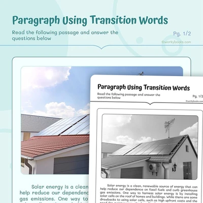 Use of Solar Cells on the Roof—Informative Writing - worksheet educational content