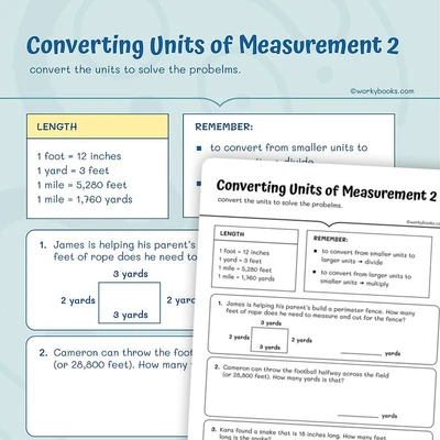 Unit Conversion - worksheet educational content
