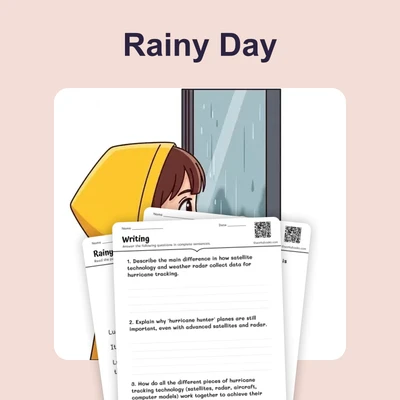 Rainy Day-Lucy's Observation - reading educational content