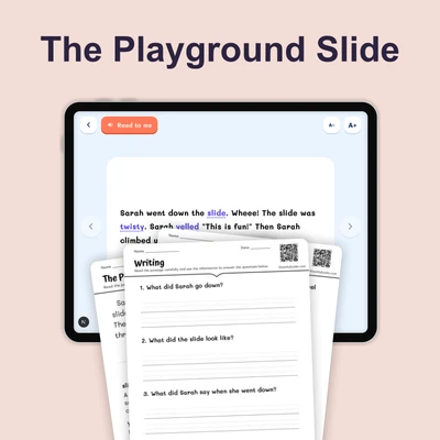 The Playground Slide - reading educational content