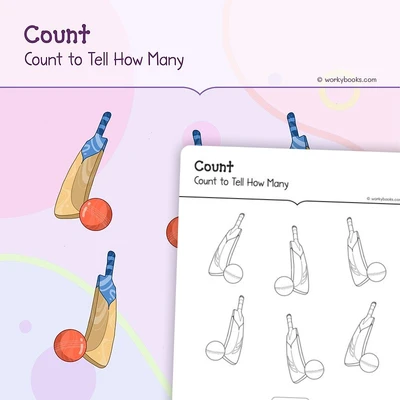 Count to Tell How Many 2 - worksheet educational content