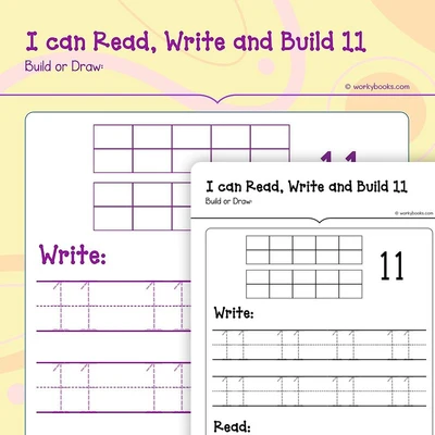 Read, Write and Build 11 - worksheet educational content