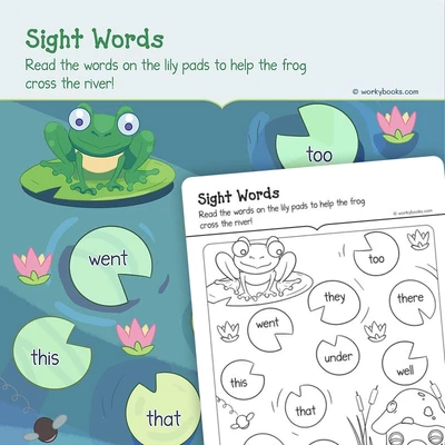 Sight Words - worksheet educational content