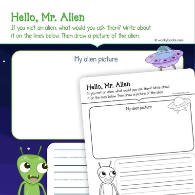 Hello, Mr. Alien—Making and Responding to Suggestion - worksheet educational content