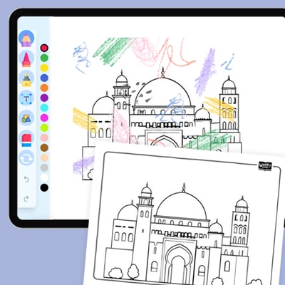 Alahmbra - coloring educational content