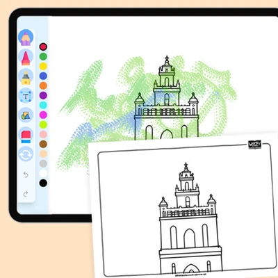 La Giralda - coloring educational content