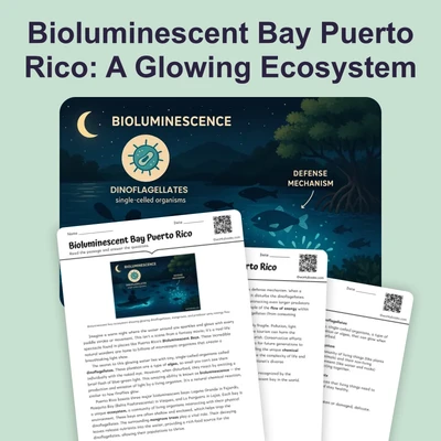 Bioluminescent Bay Puerto Rico - reading educational content