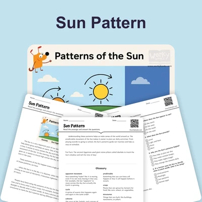 Sun Pattern - reading educational content