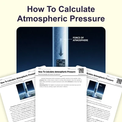 How To Calculate Atmospheric Pressure - reading educational content