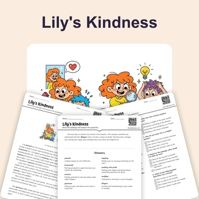 Lily's Kindness—Character Trait - reading educational content