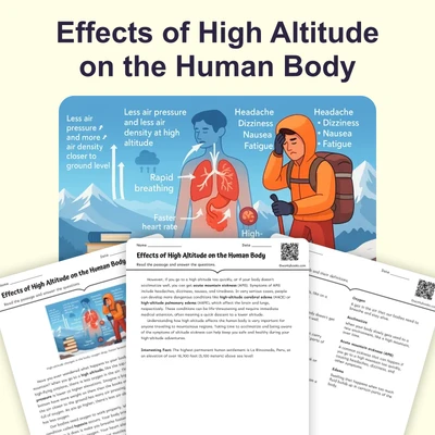 Effects of High Altitude on the Human Body - reading educational content
